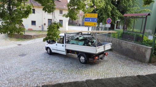 Kupferabtransport
