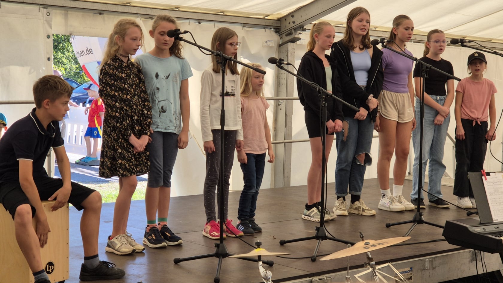 Aufritt beim Drachenfest