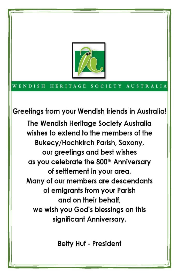 Greeting from Australia