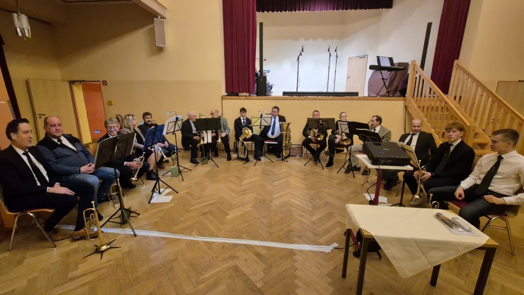 Posaunenchor beim Neujahrsempfang